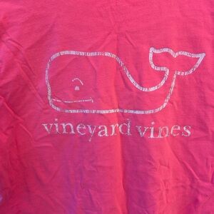 Vineyard Vines Kids Pink Whale Graphic Tee xl 16
